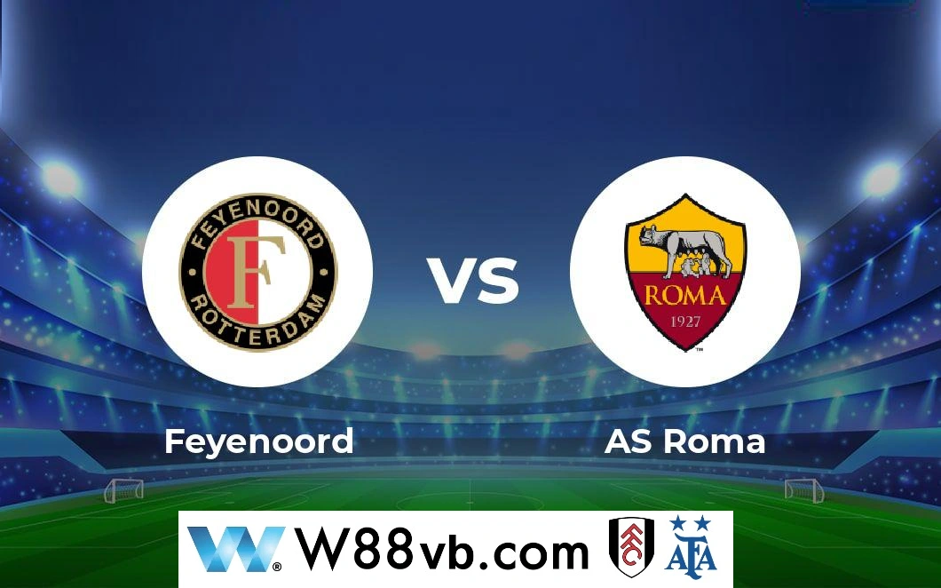 Trận đối cầu căng thẳng giữa Feyenoord vs Roma