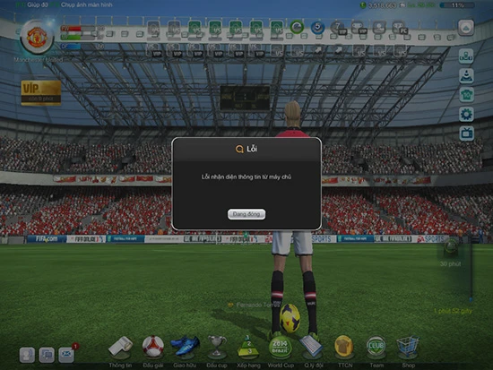 Một số lỗi khi chơi Fifa Online 3